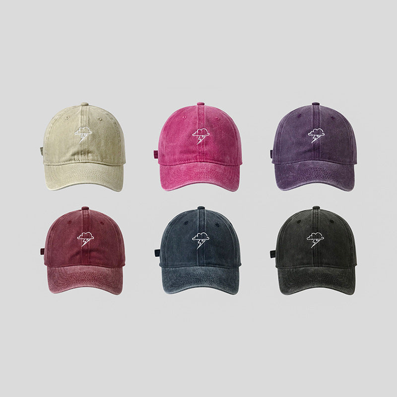 American Washed Old Hat Men And Women Retro Casual