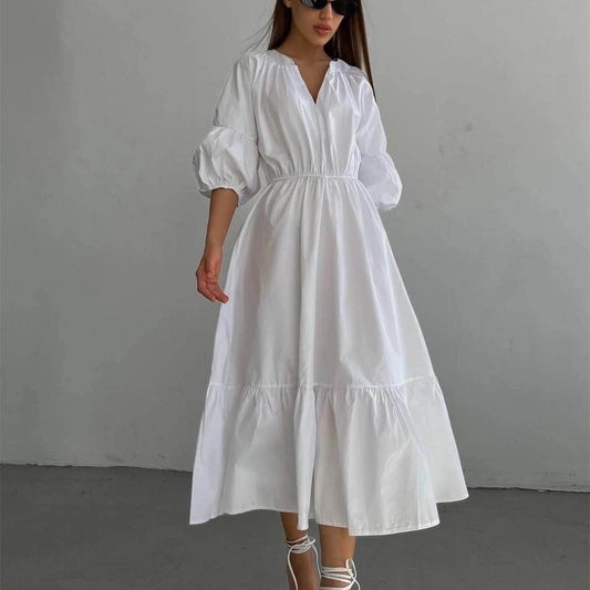 Robe décontractée pour femme de style français à la mode