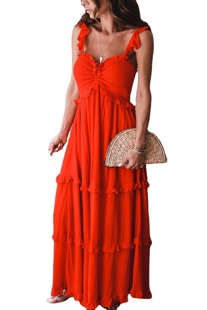 Women's Fashion Solid Color Temperament Camisole Dress