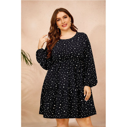 Robe ample à fleurs grande taille pour femme Leisure Home