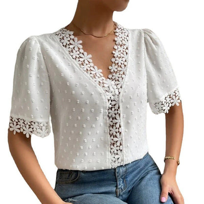 V-neck Shirt Women's Shirt New Top