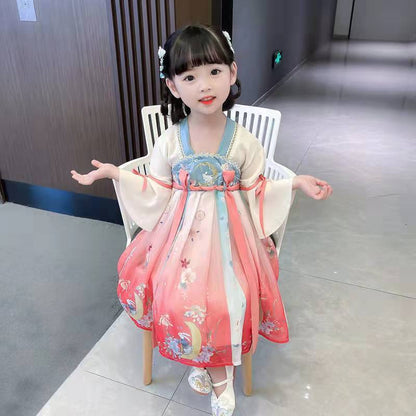 Fashionable Princess Dress Chinese Style Girls' Han Chinese Costume