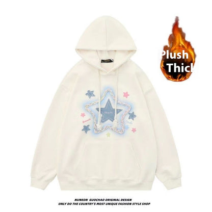 XINGX Embroidered Niche Design Hooded Sweater For Women