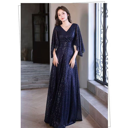 Robe d'entrée française noble et luxueuse de haute qualité