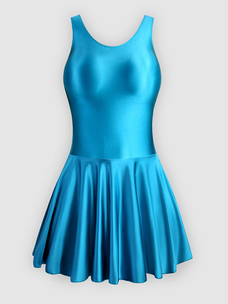 One-piece Tight Vest-shaped Gymnastics Skirt