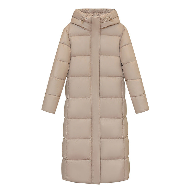 Women's Warm Winter Side Slit Cotton Padded Down Jacket