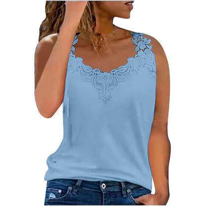 Top casual de mujer personalizado de moda de verano