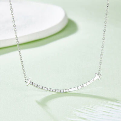 Collier en argent sterling 925 Moissanite