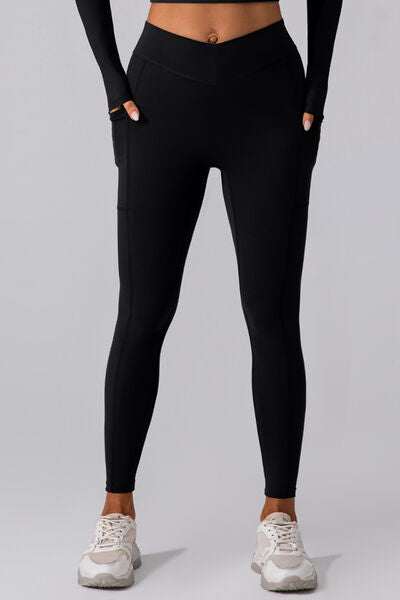 Legging actif taille haute avec poches