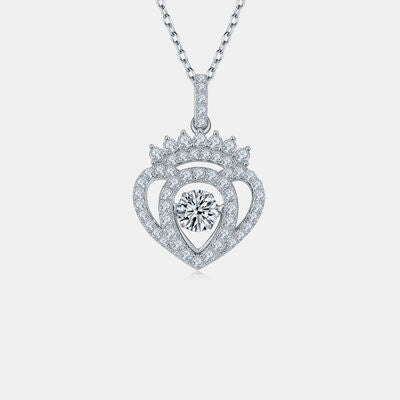 Collier en argent sterling 925 Moissanite