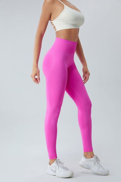 Legging actif froncé taille haute