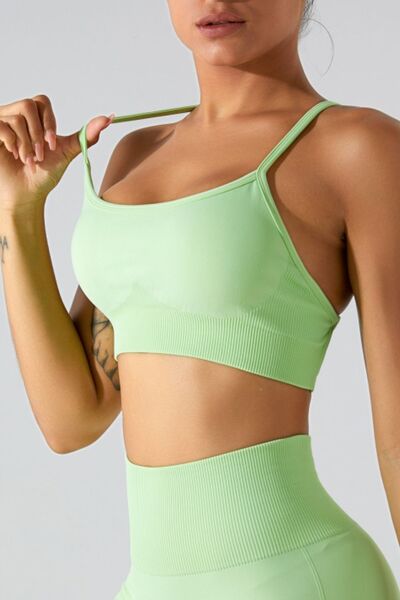 Camisole active à fines bretelles entrecroisées