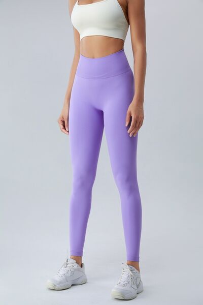 Legging actif froncé taille haute