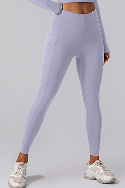 Legging actif taille haute avec poches