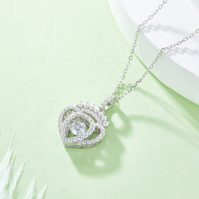 Collier en argent sterling 925 Moissanite