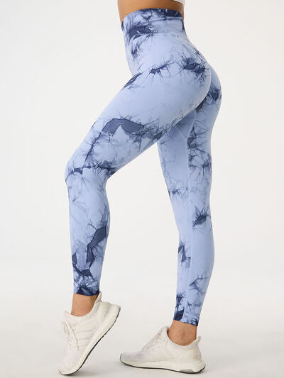 Printed High Waist Active Pants