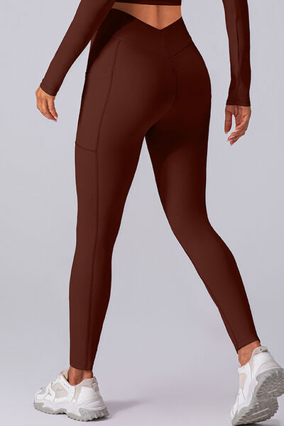 Legging actif taille haute avec poches