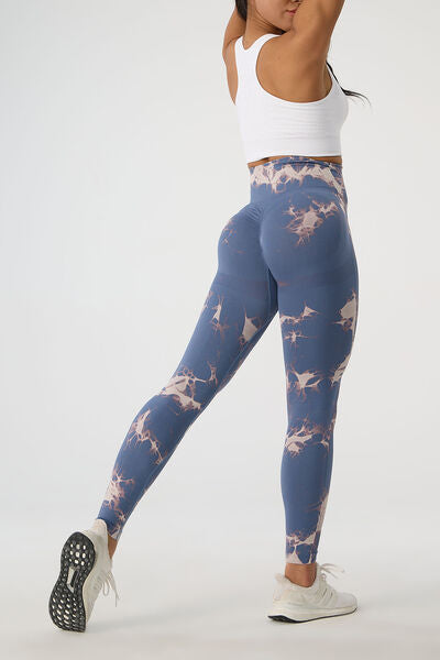 Tie-Dye High Waist Active Pants